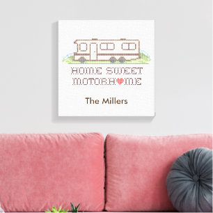 Customise Your Motor Home Canvas Art