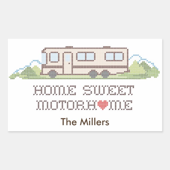 Customise Your Motor Home Sticker (Front)