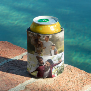 Customise Your Own 2 Photo Collage  Can Cooler