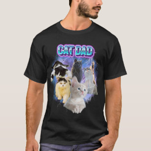 Customise Your Own Cat Mum Bootleg 90s Style Photo T-Shirt