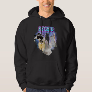 Customise Your Own Cats Bootleg 90's Style Photo Hoodie