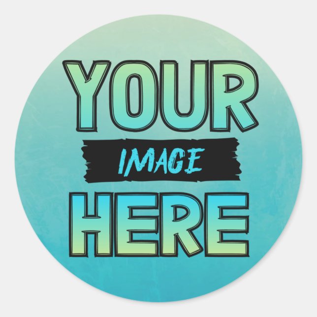 Customise Your Own Classic Round Stickers ! (Front)