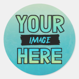 Customise Your Own Classic Round Stickers !
