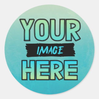 Customise Your Own Classic Round Stickers !
