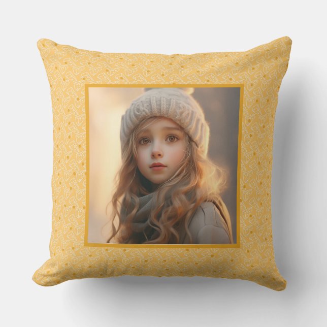 Customise your own curation throw pillow (Front)