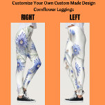 Customise Your Own Custom Made Design Cornflower  Leggings<br><div class="desc">Customise Your Own Custom Made Design Cornflower Leggings The image showcases an exciting opportunity to customise your own leggings with a stunning cornflower design. With this unique feature, you can personalise your leggings and make them truly unique to your style. The cornflower pattern brings a touch of elegance and beauty...</div>