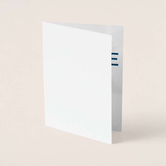 Customise your own    foil card (Front)