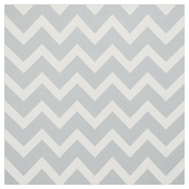 Customise your own grey white chevron pattern fabric (Swatch)