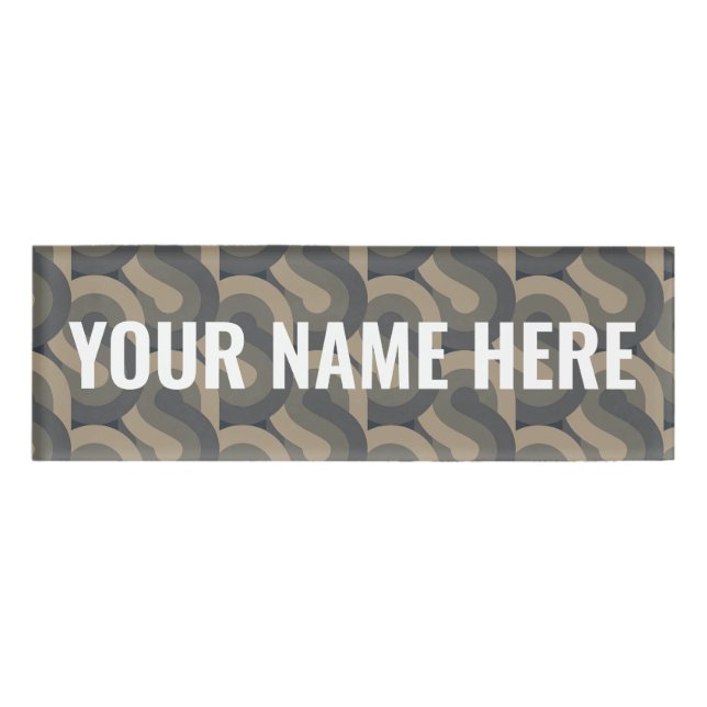 Customise your own  name tag (Front)