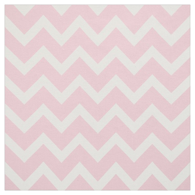 Customise your own pastel pink chevron pattern fabric (Swatch)