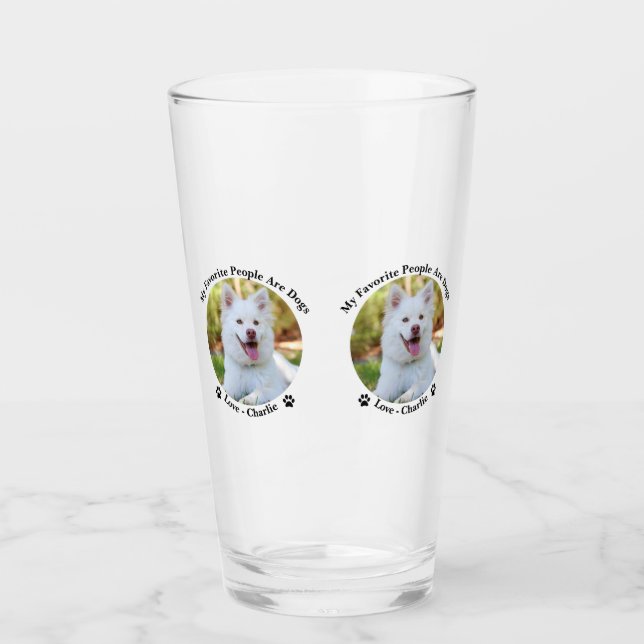 Customise Your Own Personalised Photo & Name on Glass (Front)