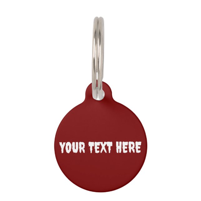 Customise your own  pet tag (Front)