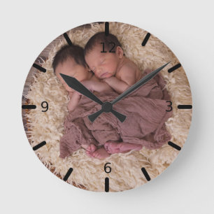 Customise Your Own Photo Round Clock