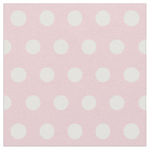 Customise your own polka dots pattern in pink fabric