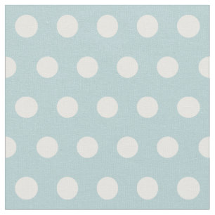 Customise your own polka dots pattern in turquoise fabric