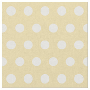 Customise your own polka dots pattern in yellow fabric