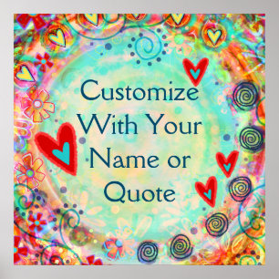 Customise your Own Pretty  Inspirivity Poster