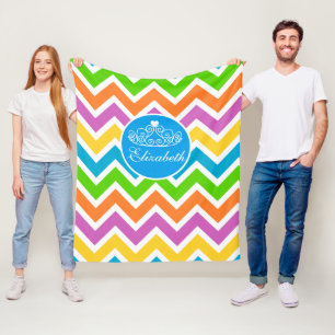 Customise Your Own Princess Tiara Fleece Blanket