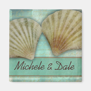 Customise your own seashell design magnet