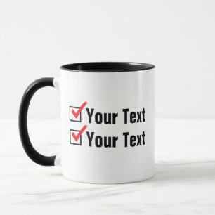Customise Your Own Status - Personal Ad Mug
