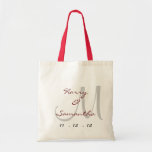 Customise your own wedding tote bag<br><div class="desc">Easily add your own names,  initials and wedding date to this handy wedding tote bag.  Perfect for bridal showers for gifts and decorations.  Brides will love stuffing all of their wedding planning in this handy personalised wedding tote bag.</div>