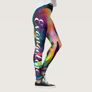 Customise Your Own Yoga Legging with Octopus Print