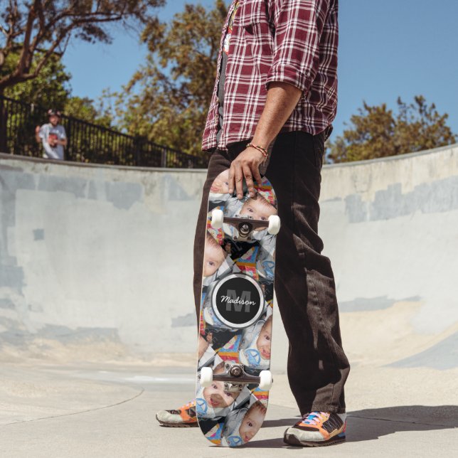 Customise Your photo pattern Monogram Skateboard (Outdoor 2)