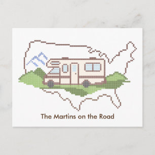 Customise Your Road Trip USA Postcard