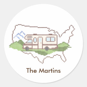 Customise Your Road Trip USA Stickers