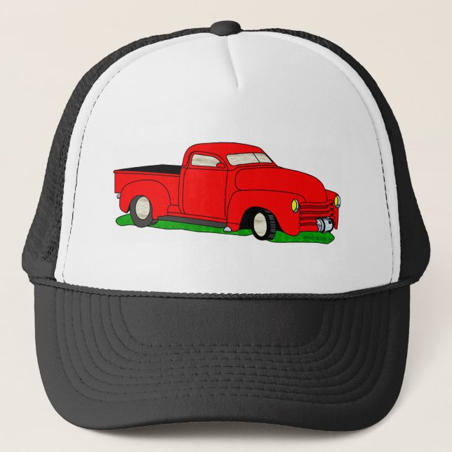 Customised 1950 Chevy Pickup Trucker Hat (Front)