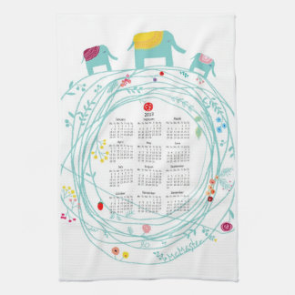 customised 2013 calendar kitchen towels