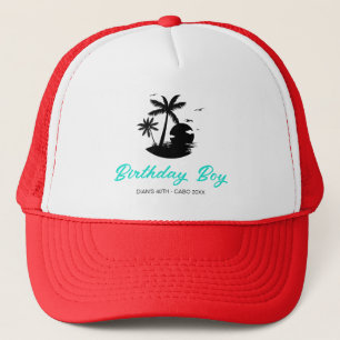 Customised 20th 30th 40th 50th Birthday Boy Squad Trucker Hat