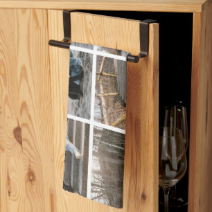 Customised 8 Photo Collage Kitchen Towels