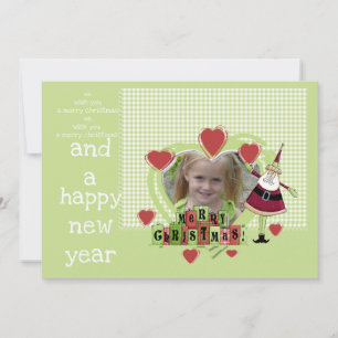 Customised Add Photo Merry Christmas Card