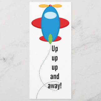 Customised Aeroplane Birthday Invitation