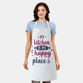 Customised Aprons with Playful Kitchen Quotes