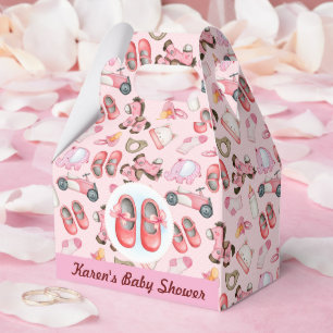 Customised Baby Girl Shower Favour Box