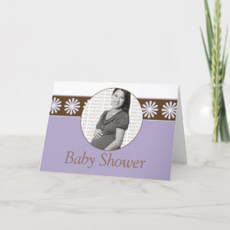 Customised Baby Shower Invitation Mummy Photo
