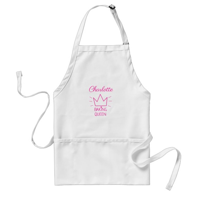 Customised Baking Queen Adult Apron (Front)