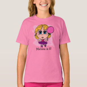 Customised Ballerina Birthday T-shirt