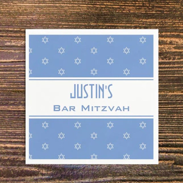 Customised Bar Mitvah party napkins (Creator Uploaded)