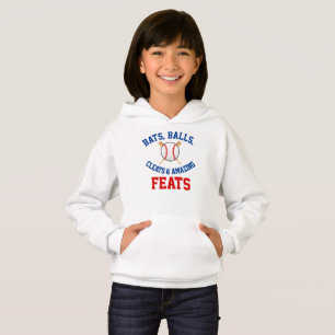 Customised # baseball hoodie