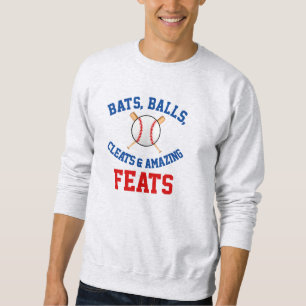 Customised # baseball  sweatshirt