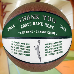 Customised Basketball Ball, Basketball Coach Gifts