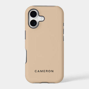 Customised Beige iPhone