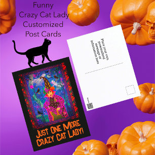 Customised Bewitching Spooky Halloween Night Postcard