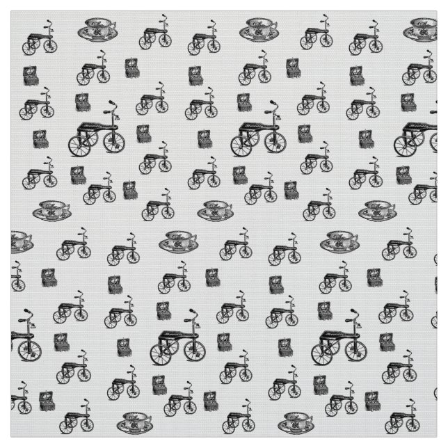 customised bicycle vintage fabric (Swatch)
