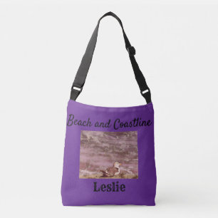 Customised Birdseye view Round Crossbody Bag