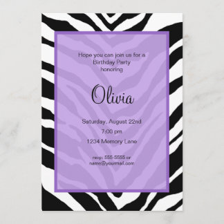 Customised Birthday Invitation