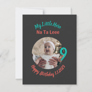 Customised Birthday name with photo